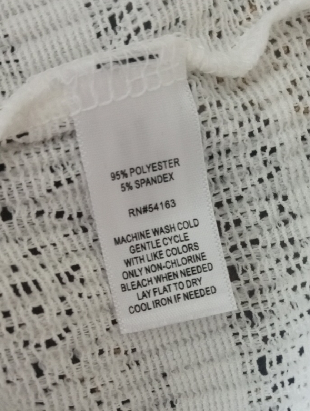 Marc New York Jeans NWT White Ruffle Sleeve Stretch Lace Tank Size S - Picture 11 of 13